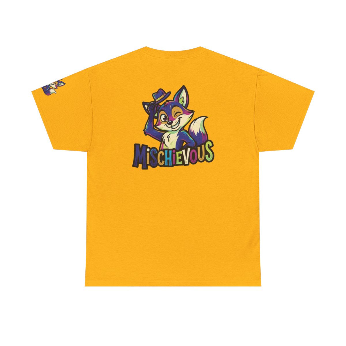 Color: Gold | Mischievous Premium Graphic Tee