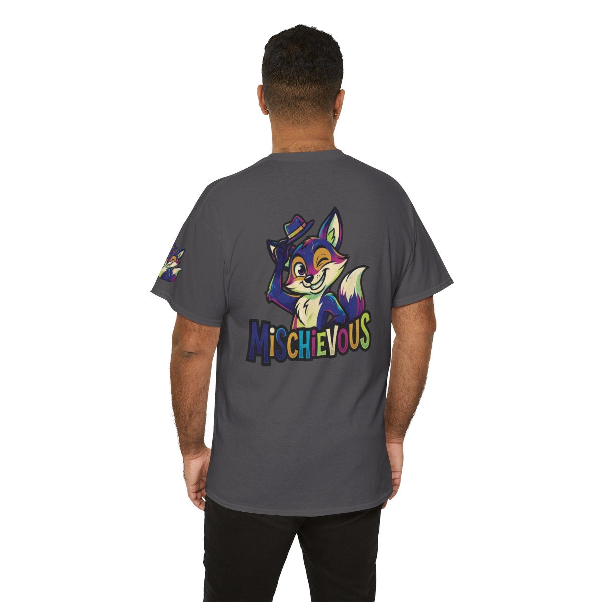 Color: Charcoal | Mischievous Premium Graphic Tee