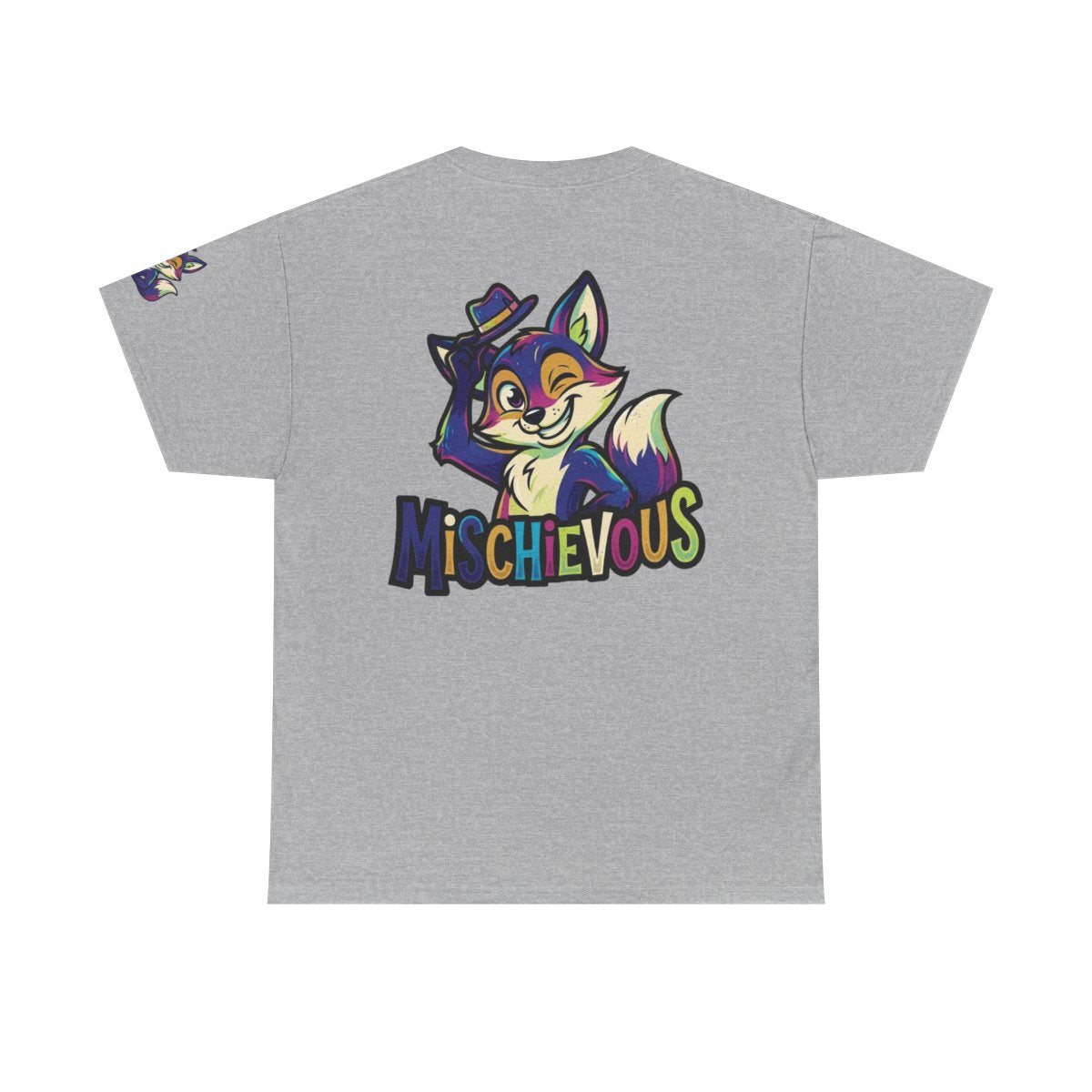 Color: Sport Grey | Mischievous Premium Graphic Tee