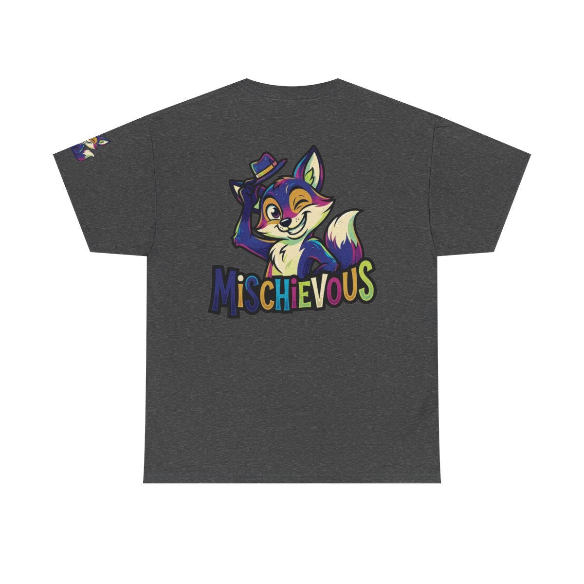 Color: Dark Heather | Mischievous Premium Graphic Tee