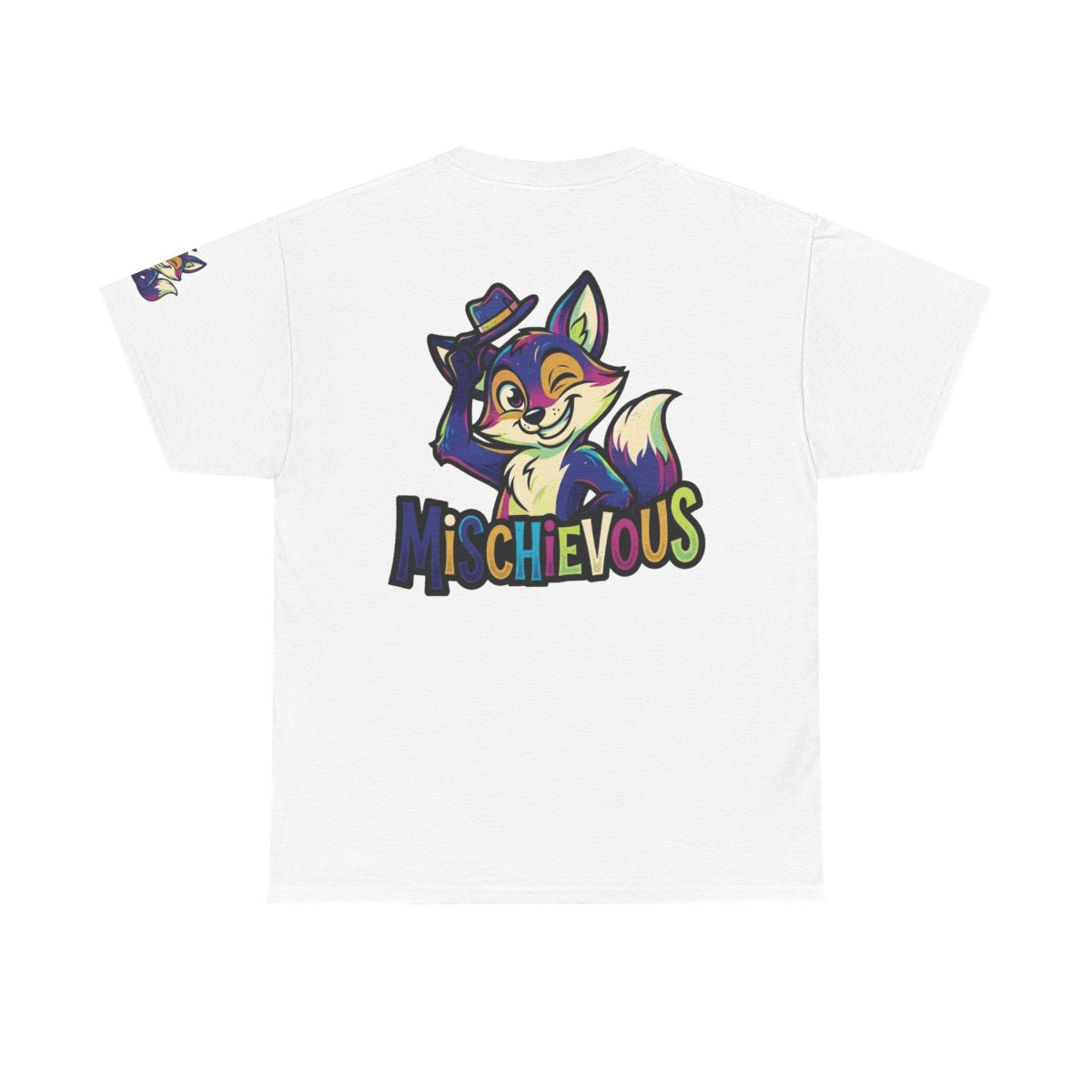 Color: White | Mischievous Premium Graphic Tee