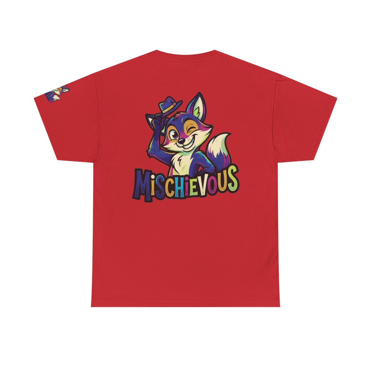 Color: Red | Mischievous Premium Graphic Tee