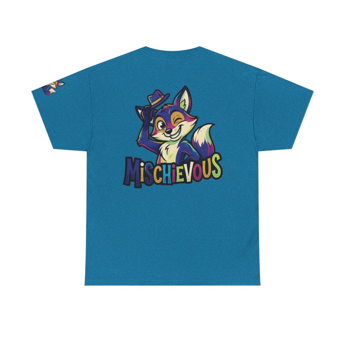 Color: Antique Sapphire | Mischievous Premium Graphic Tee