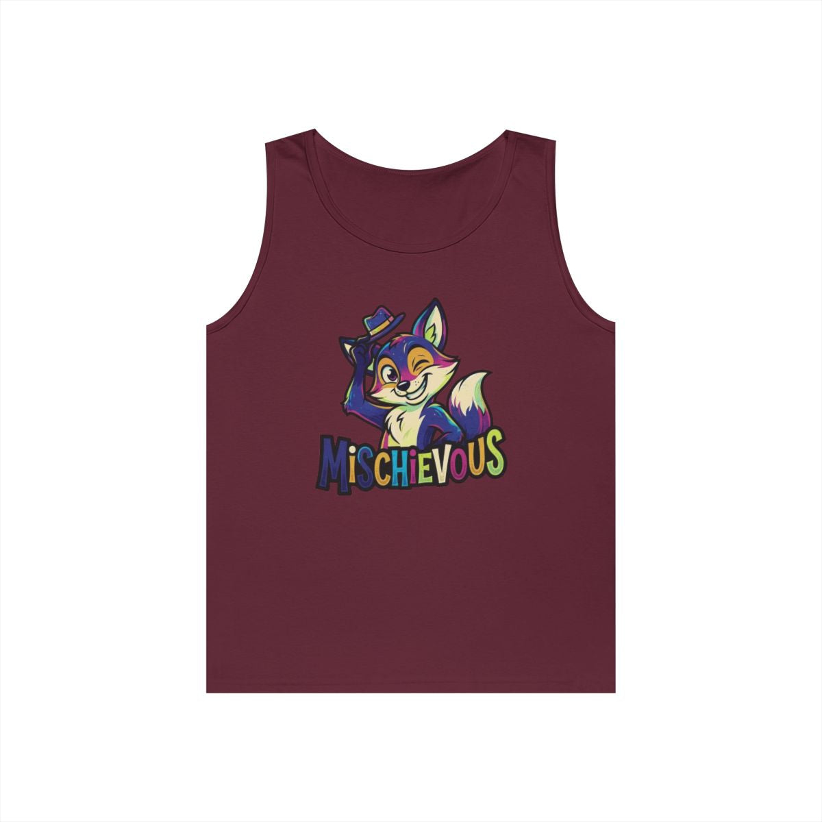 Color: Maroon | Mischievous Tank Top