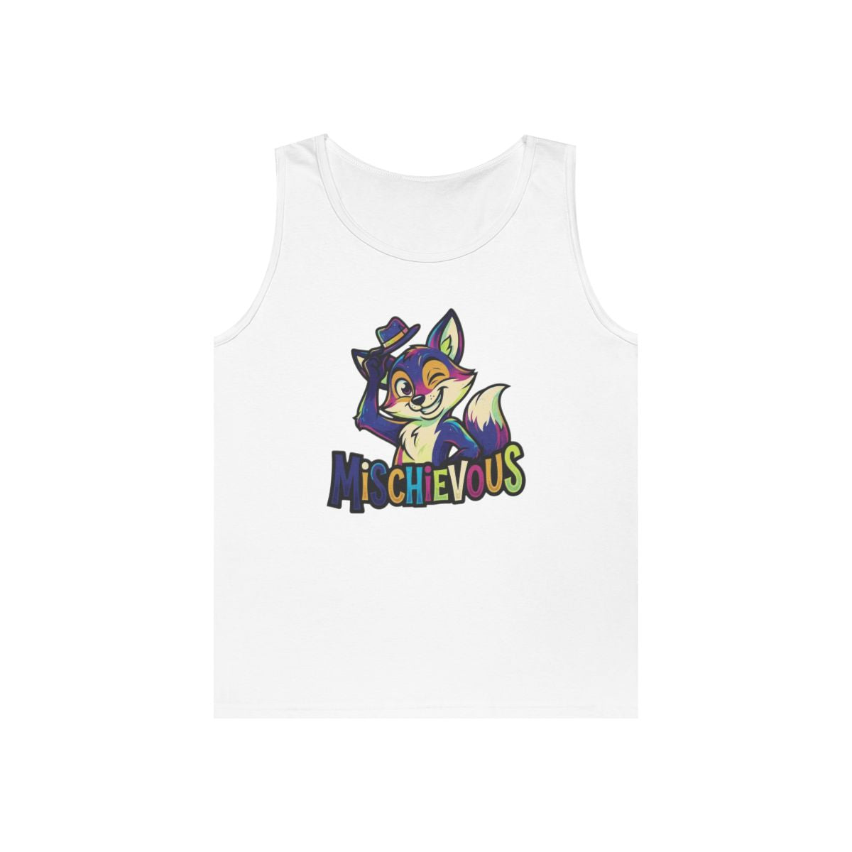 Color: White | Mischievous Tank Top