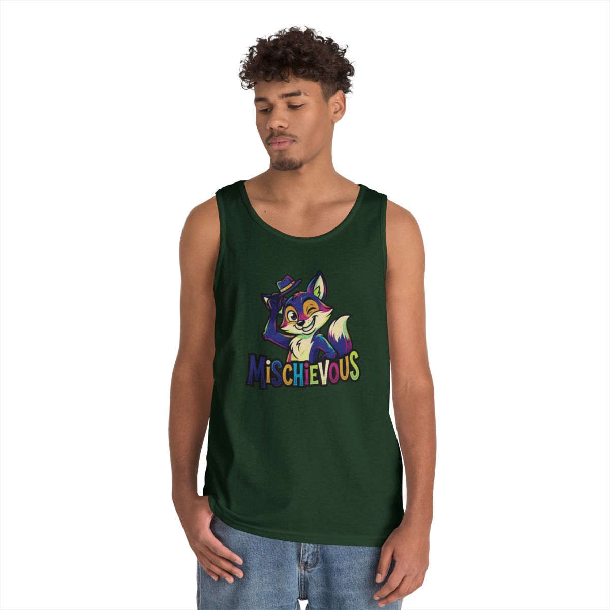 Color: Forest Green | Mischievous Tank Top