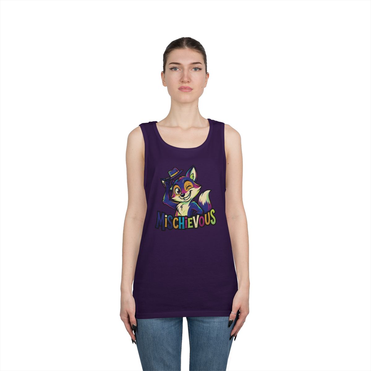 Color: Purple | Mischievous Tank Top