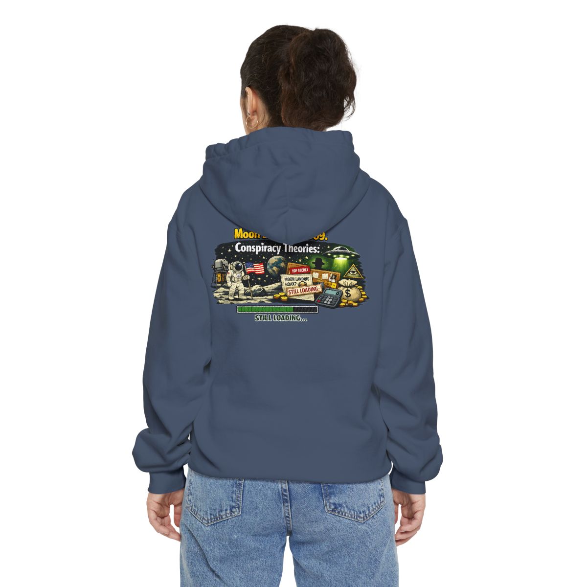 Color: Denim | Moon Conspiracy Garment-Dyed Hoodie
