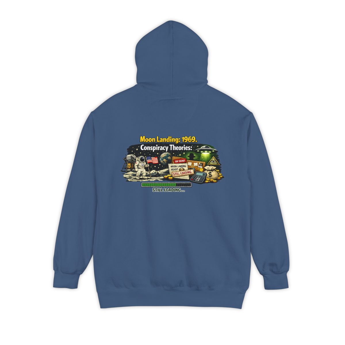 Color: True Navy | Moon Conspiracy Garment-Dyed Hoodie