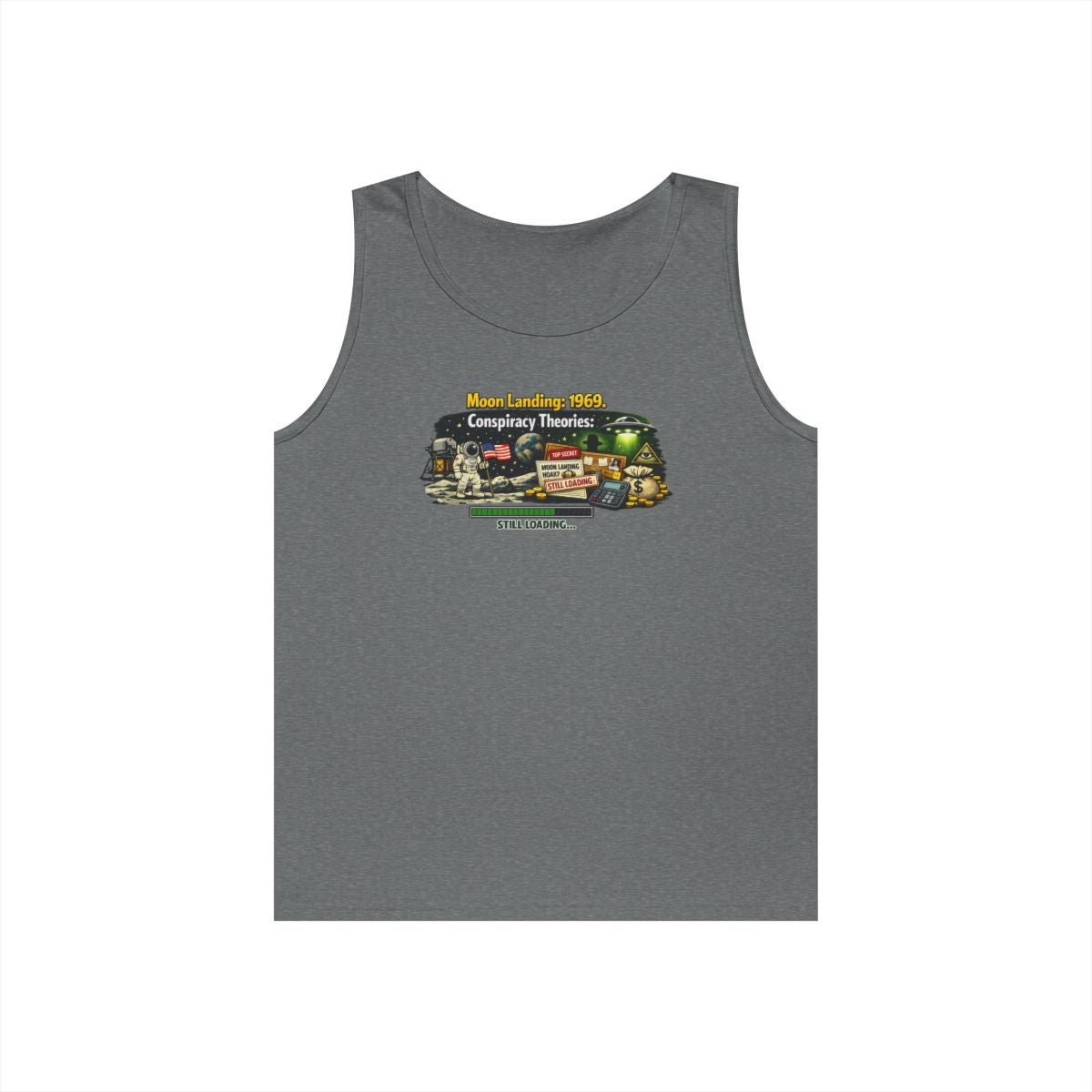 Color: Graphite Heather | Moon Conspiracy Tank Top