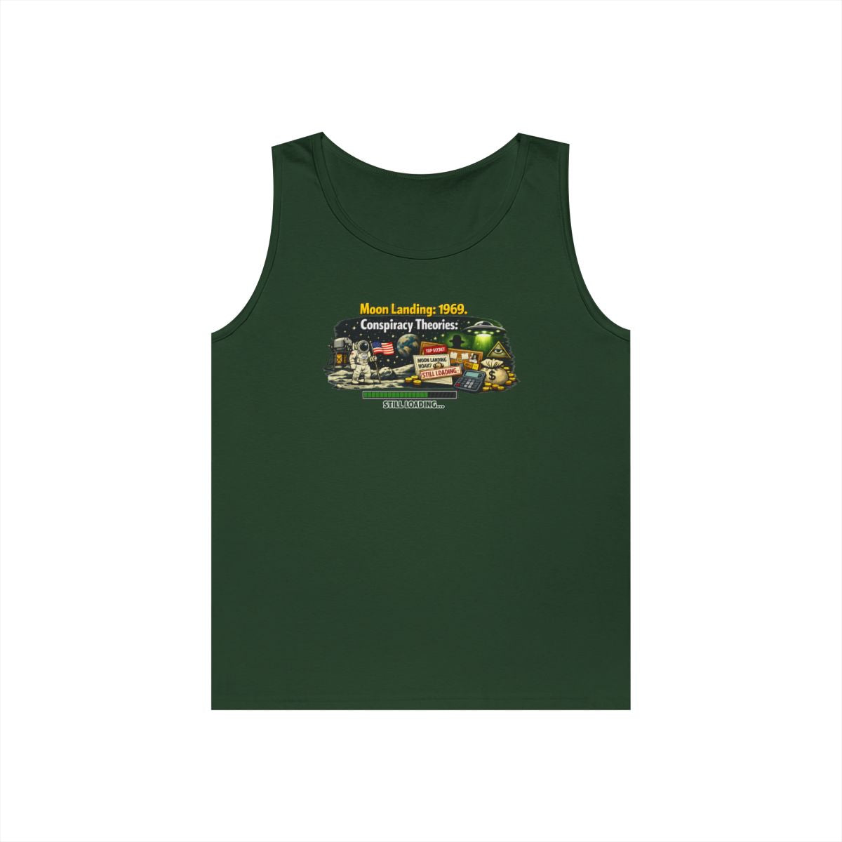Color: Forest Green | Moon Conspiracy Tank Top