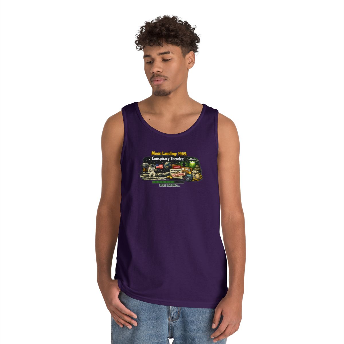 Color: Purple | Moon Conspiracy Tank Top