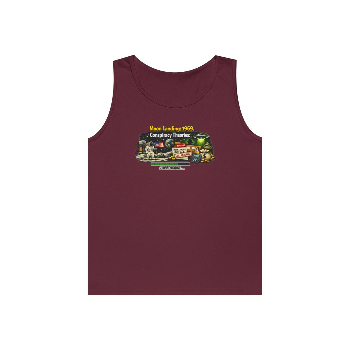 Color: Maroon | Moon Conspiracy Tank Top