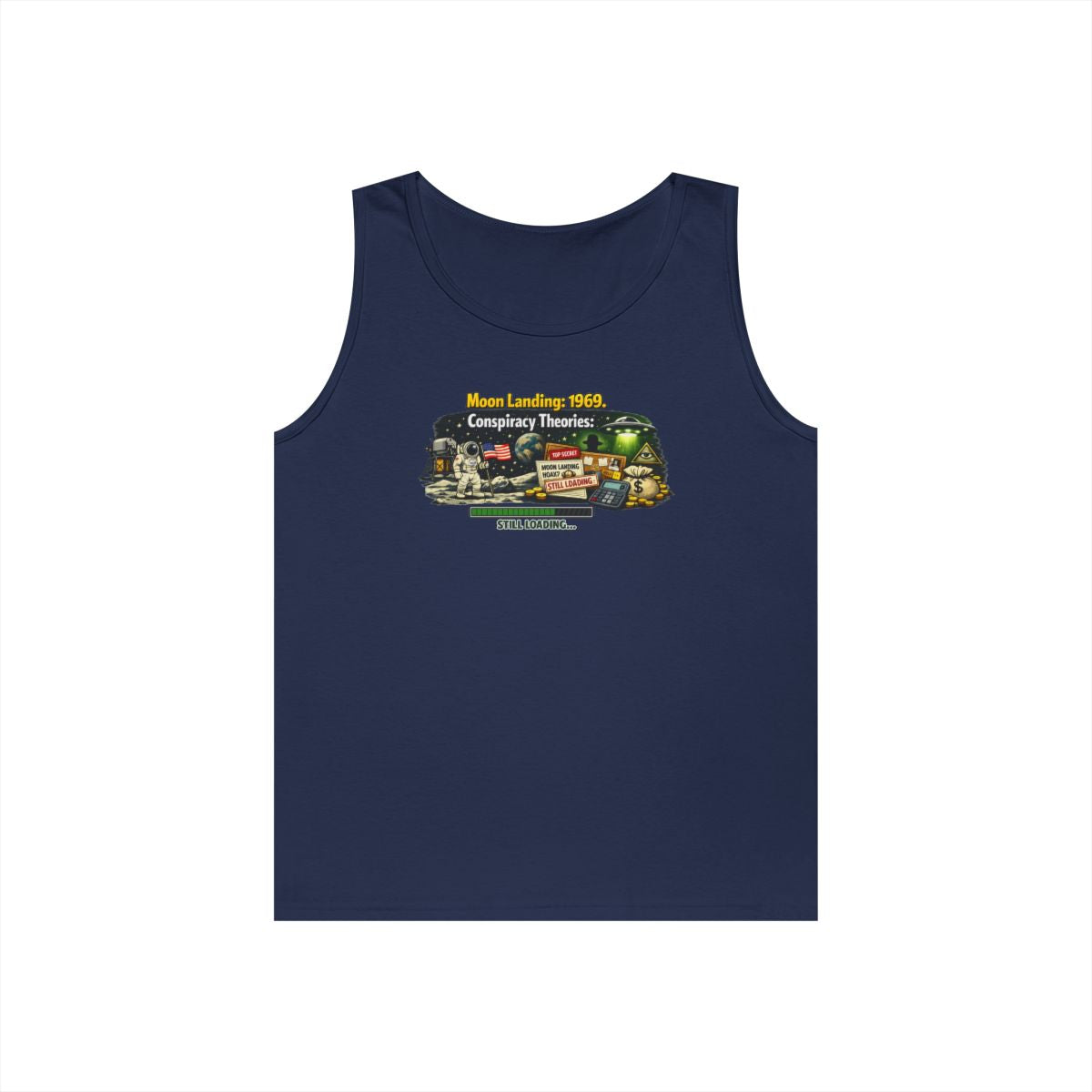 Color: Navy | Moon Conspiracy Tank Top