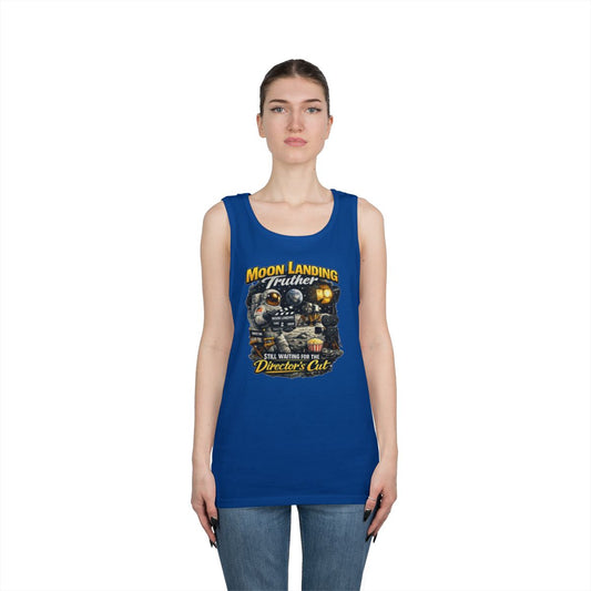 Color: Royal | Moon Landing Truther Tank Top