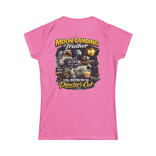 Color: Azalea | Moon Landing Truther Women's Tee