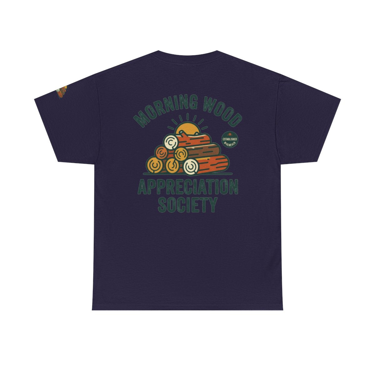 Color: Blackberry | Morning Wood Appreciation Society Premium Graphic Tee