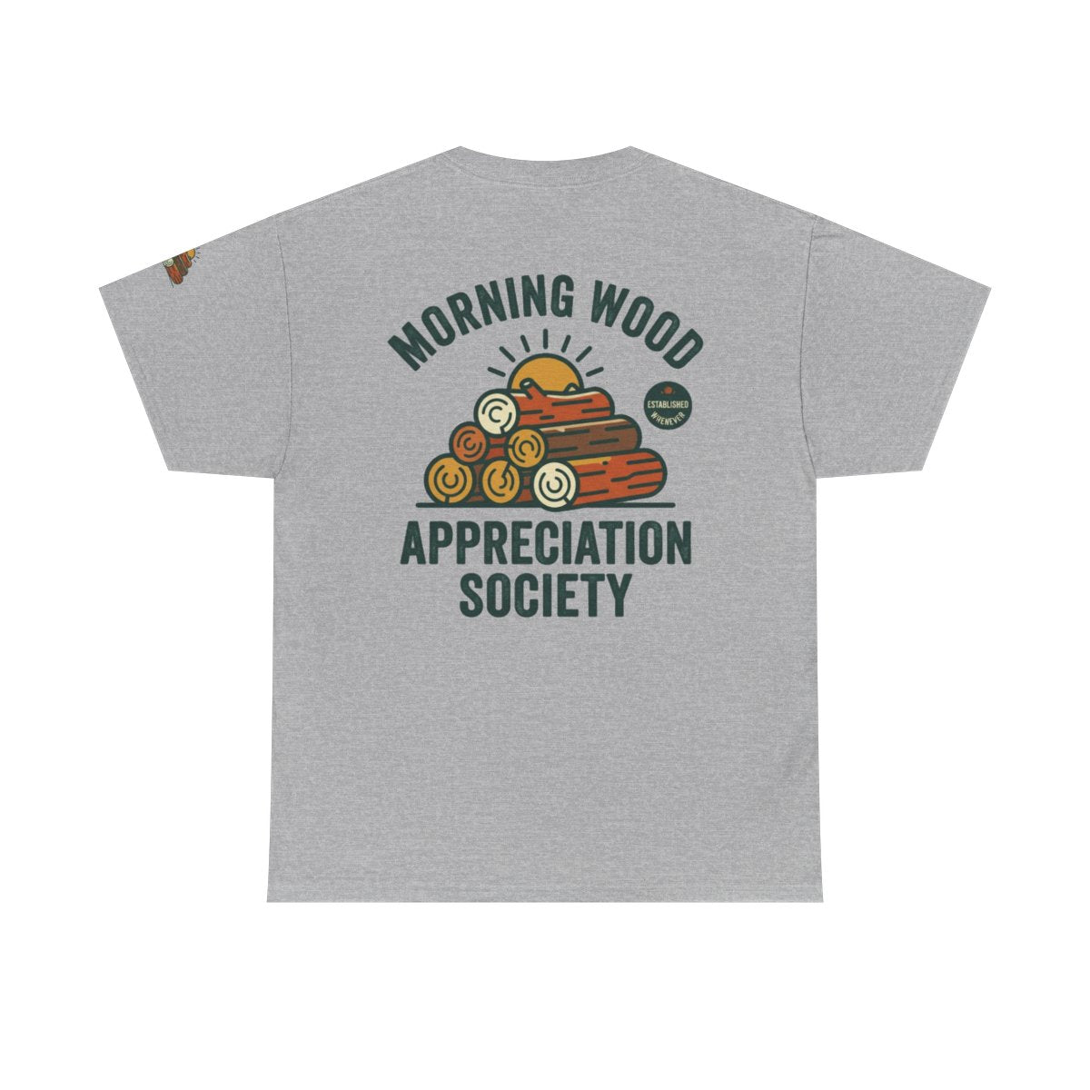 Color: Sport Grey | Morning Wood Appreciation Society Premium Graphic Tee