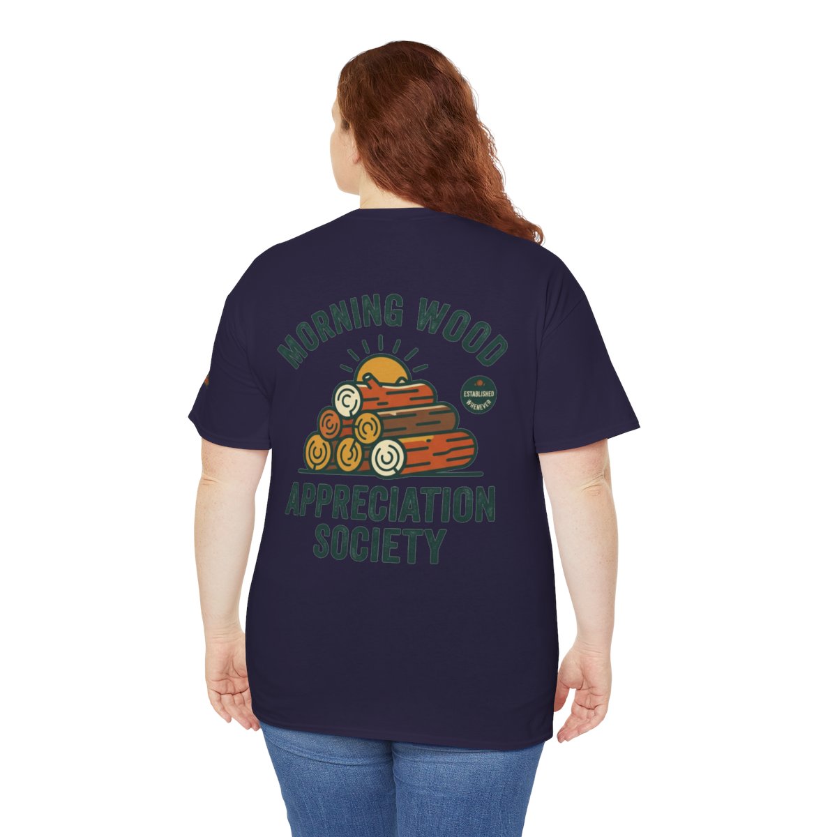 Color: Blackberry | Morning Wood Appreciation Society Premium Graphic Tee