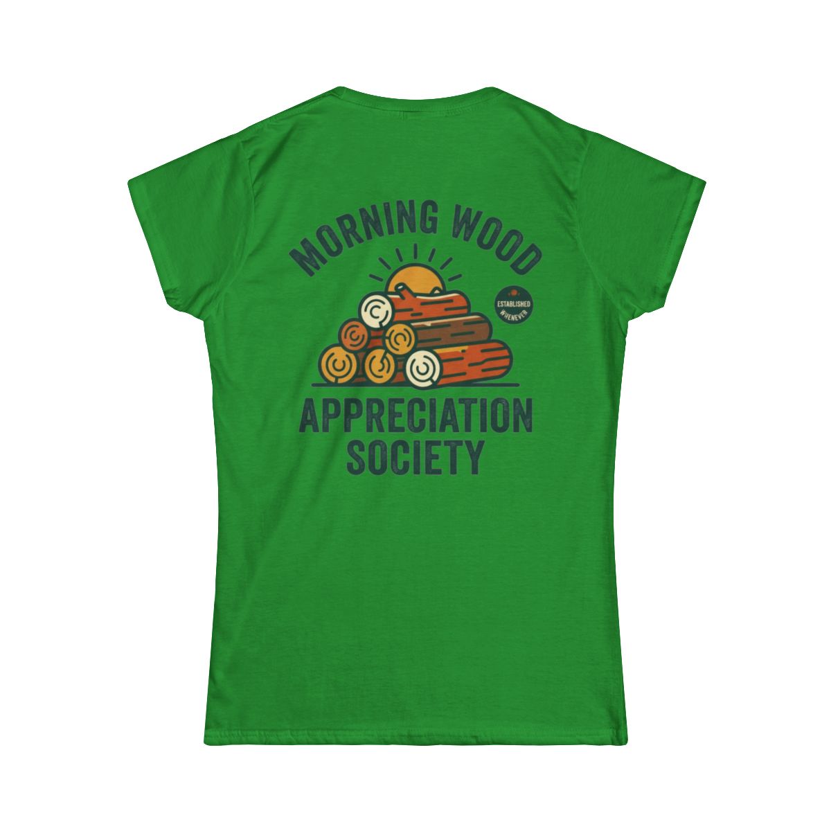 Color: Irish Green | Morning Wood Appreciation Society Women's Tee