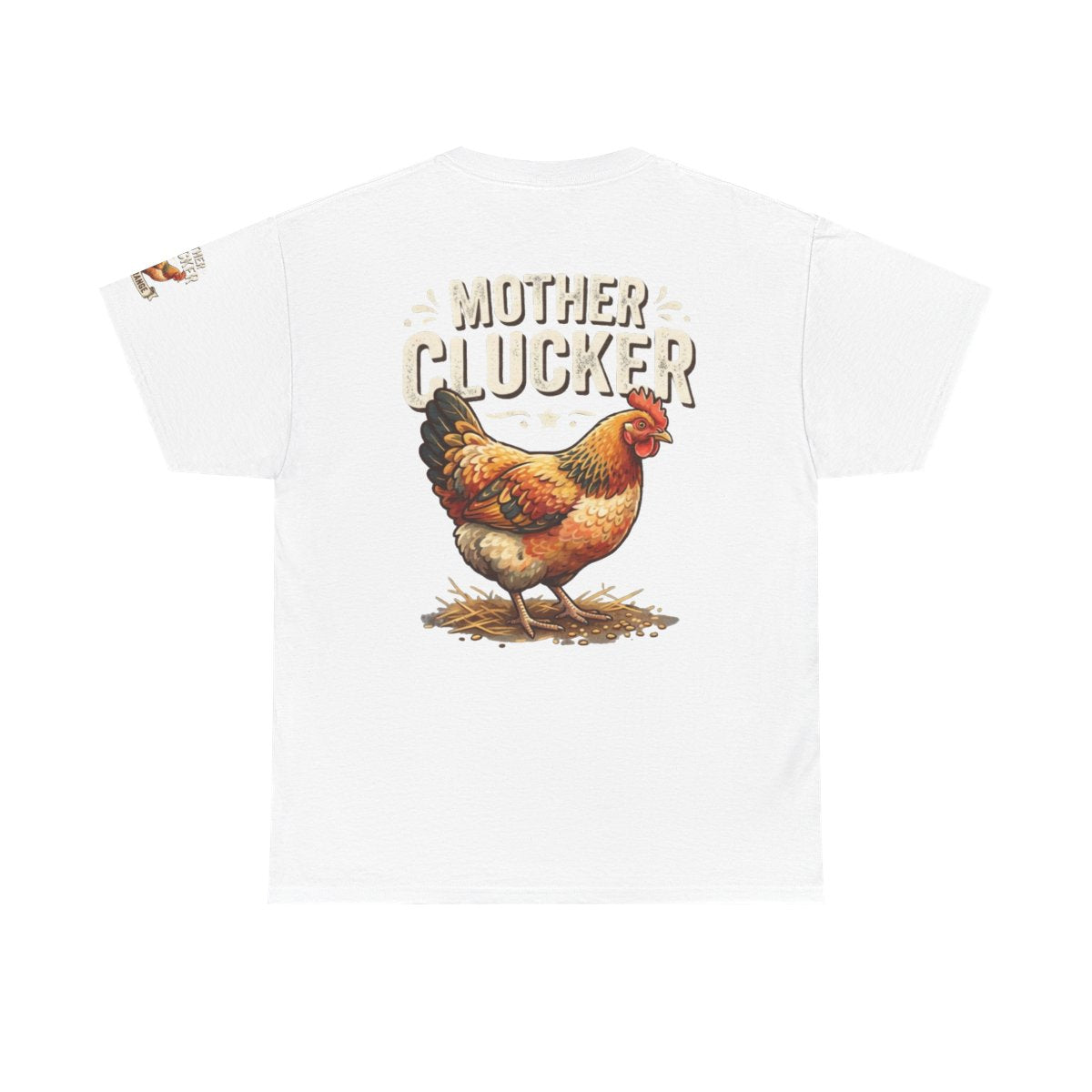 Color: White | Mother Clucker Premium Graphic Tee
