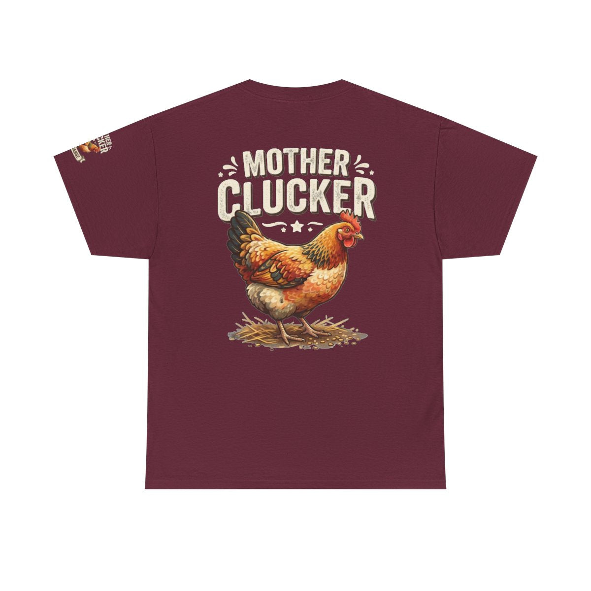 Color: Maroon | Mother Clucker Premium Graphic Tee