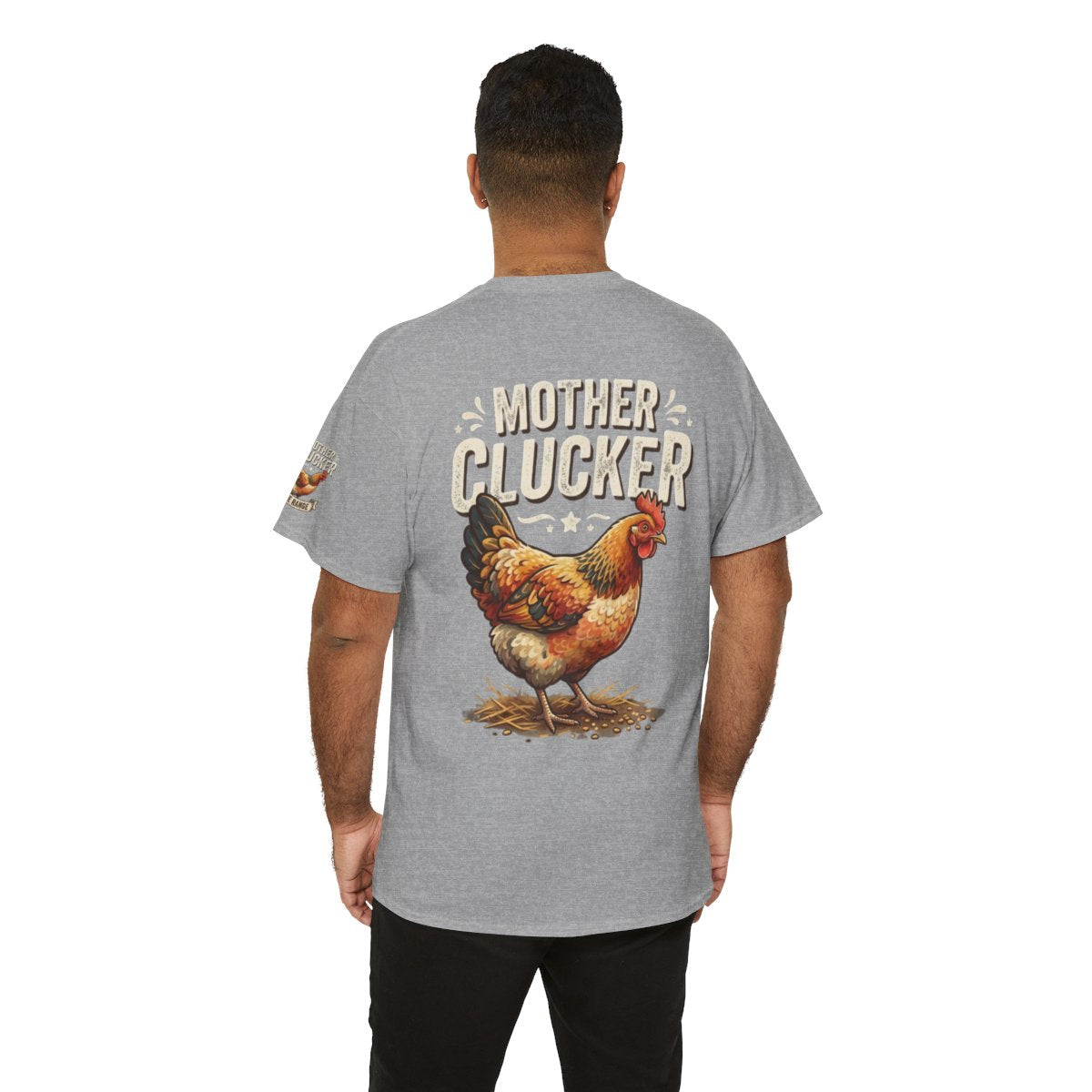 Color: Sport Grey | Mother Clucker Premium Graphic Tee