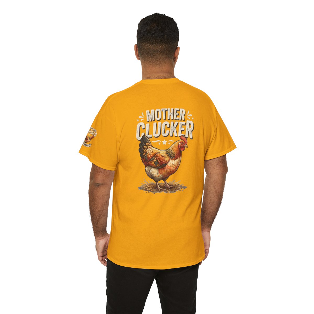 Color: Gold | Mother Clucker Premium Graphic Tee
