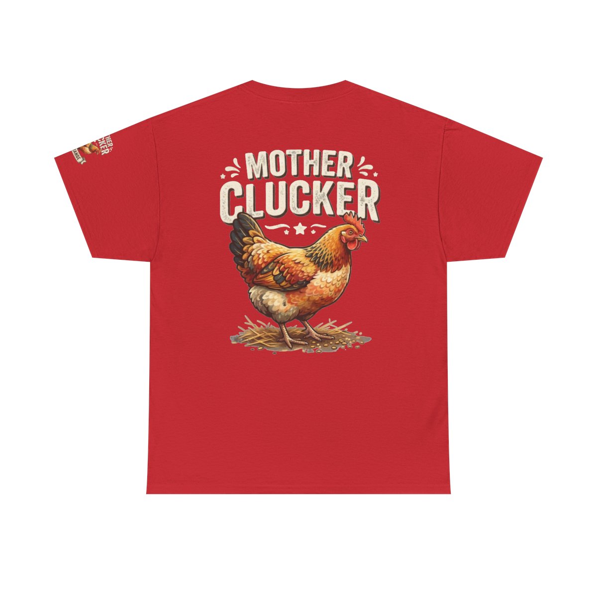 Color: Red | Mother Clucker Premium Graphic Tee