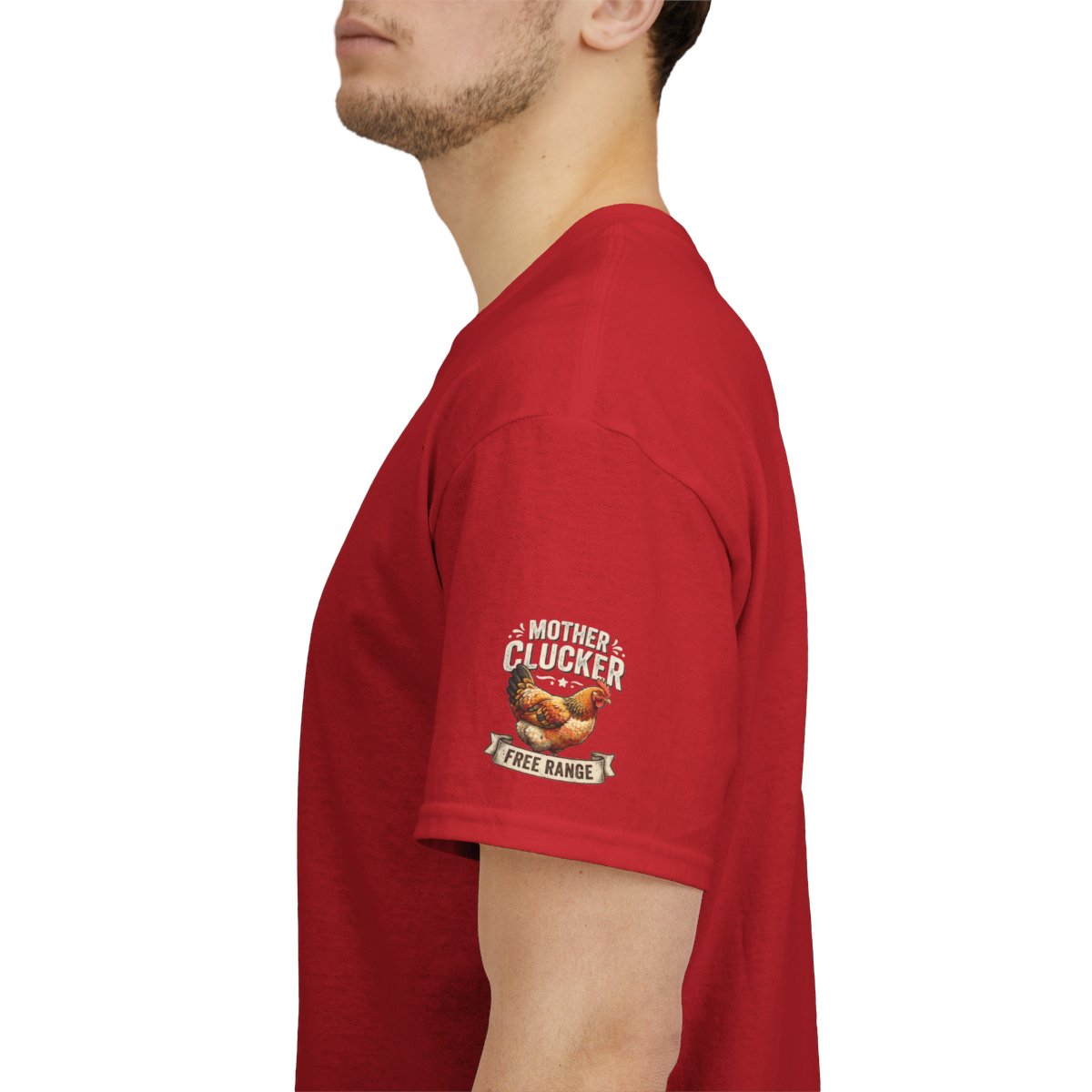 Color: Red | Mother Clucker Premium Graphic Tee