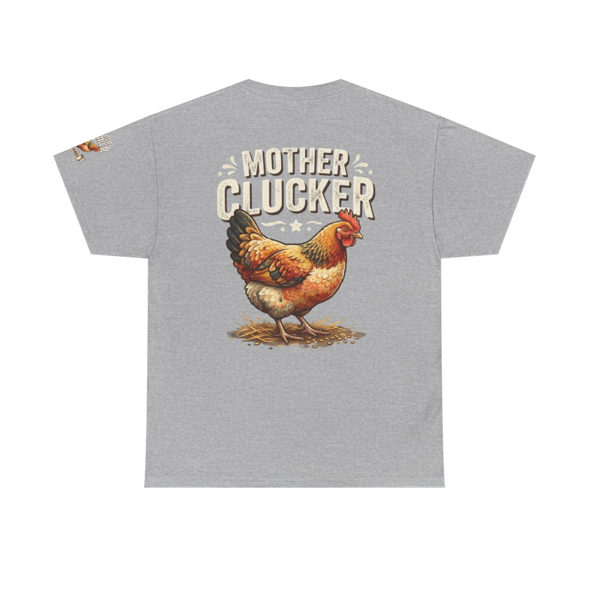 Color: Sport Grey | Mother Clucker Premium Graphic Tee