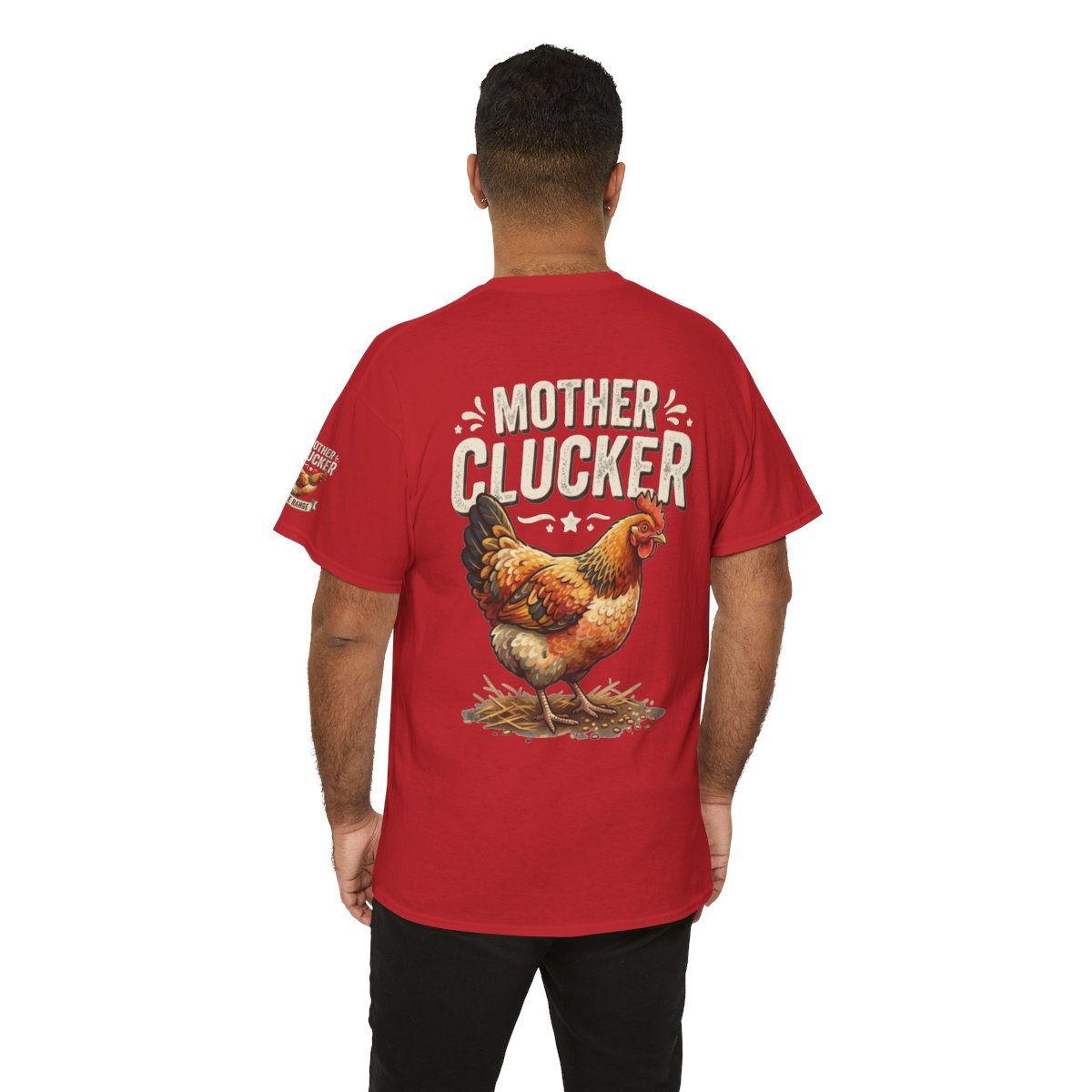Color: Red | Mother Clucker Premium Graphic Tee