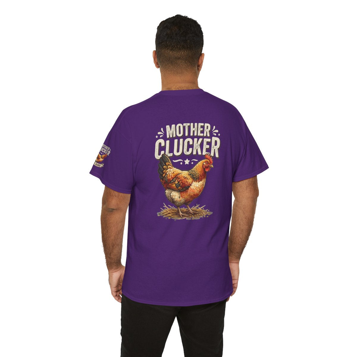 Color: Purple | Mother Clucker Premium Graphic Tee