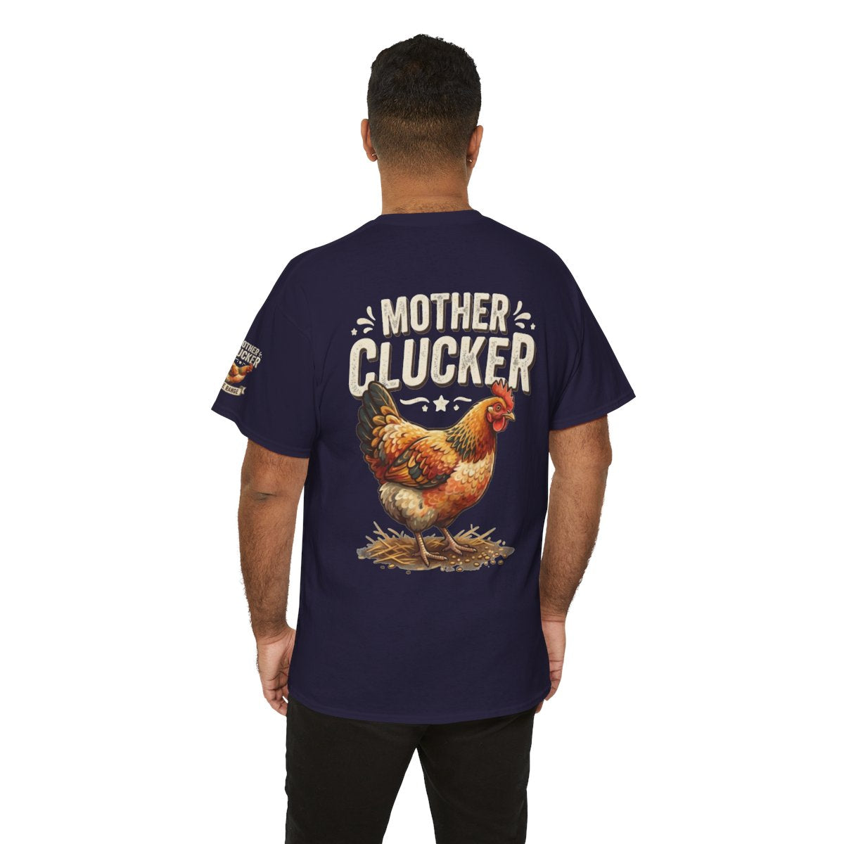 Color: Blackberry | Mother Clucker Premium Graphic Tee
