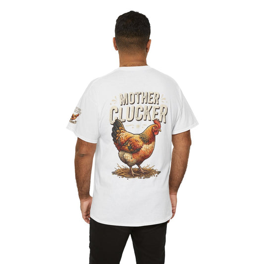 Color: White | Mother Clucker Premium Graphic Tee