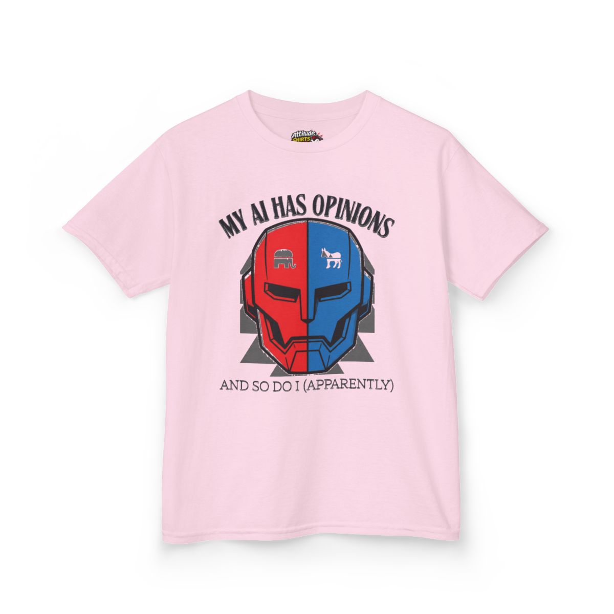 Color: Light Pink | My AI Has Opinions Kids Tee