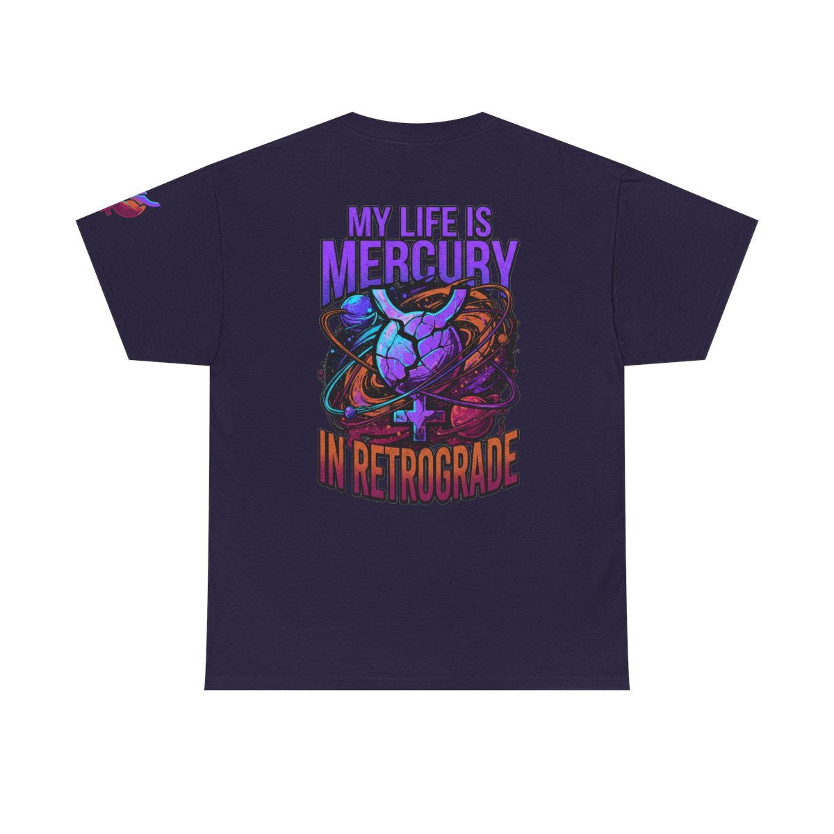 Color: Blackberry | My Life Is Mercury in Retrograde Premium Graphic Tee