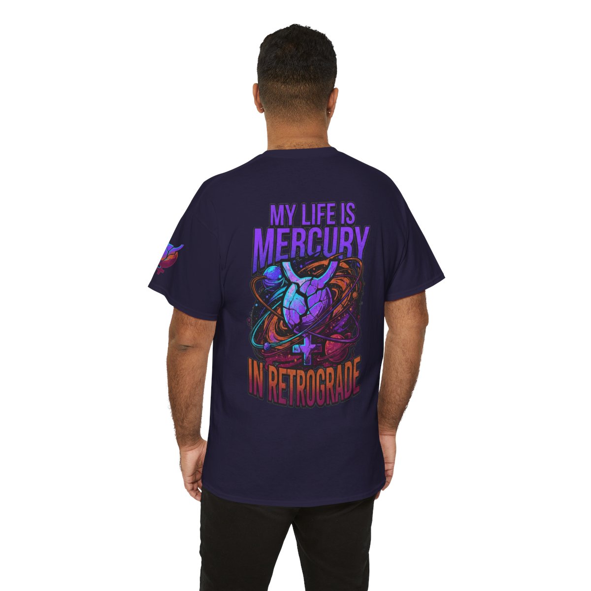 Color: Blackberry | My Life Is Mercury in Retrograde Premium Graphic Tee