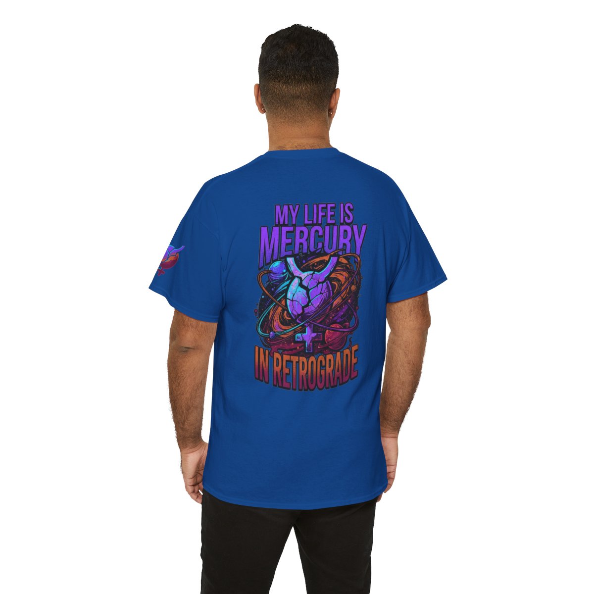 Color: Royal | My Life Is Mercury in Retrograde Premium Graphic Tee