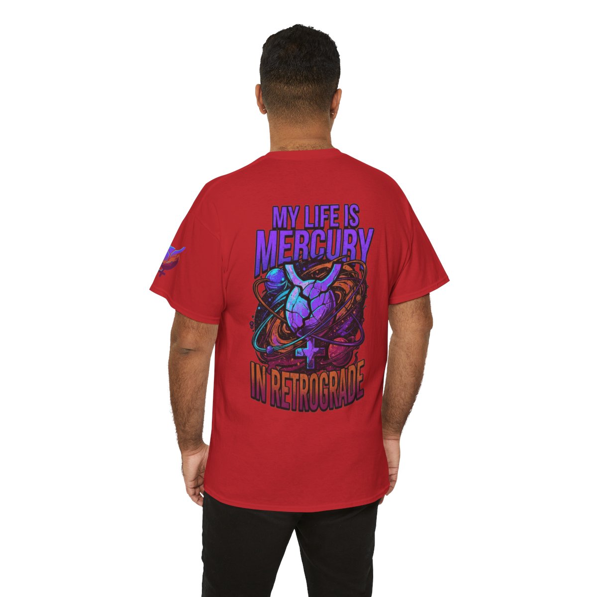 Color: Red | My Life Is Mercury in Retrograde Premium Graphic Tee