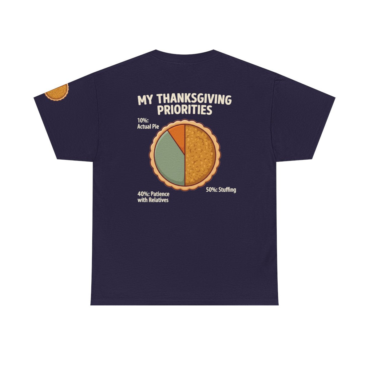 Color: Blackberry | My Thanksgiving Priorites Premium Graphic Tee