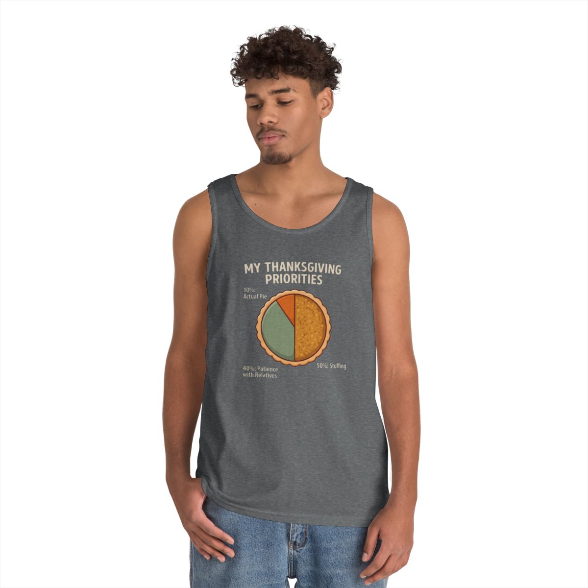 Color: Graphite Heather | My Thanksgiving Priorites Tank Top