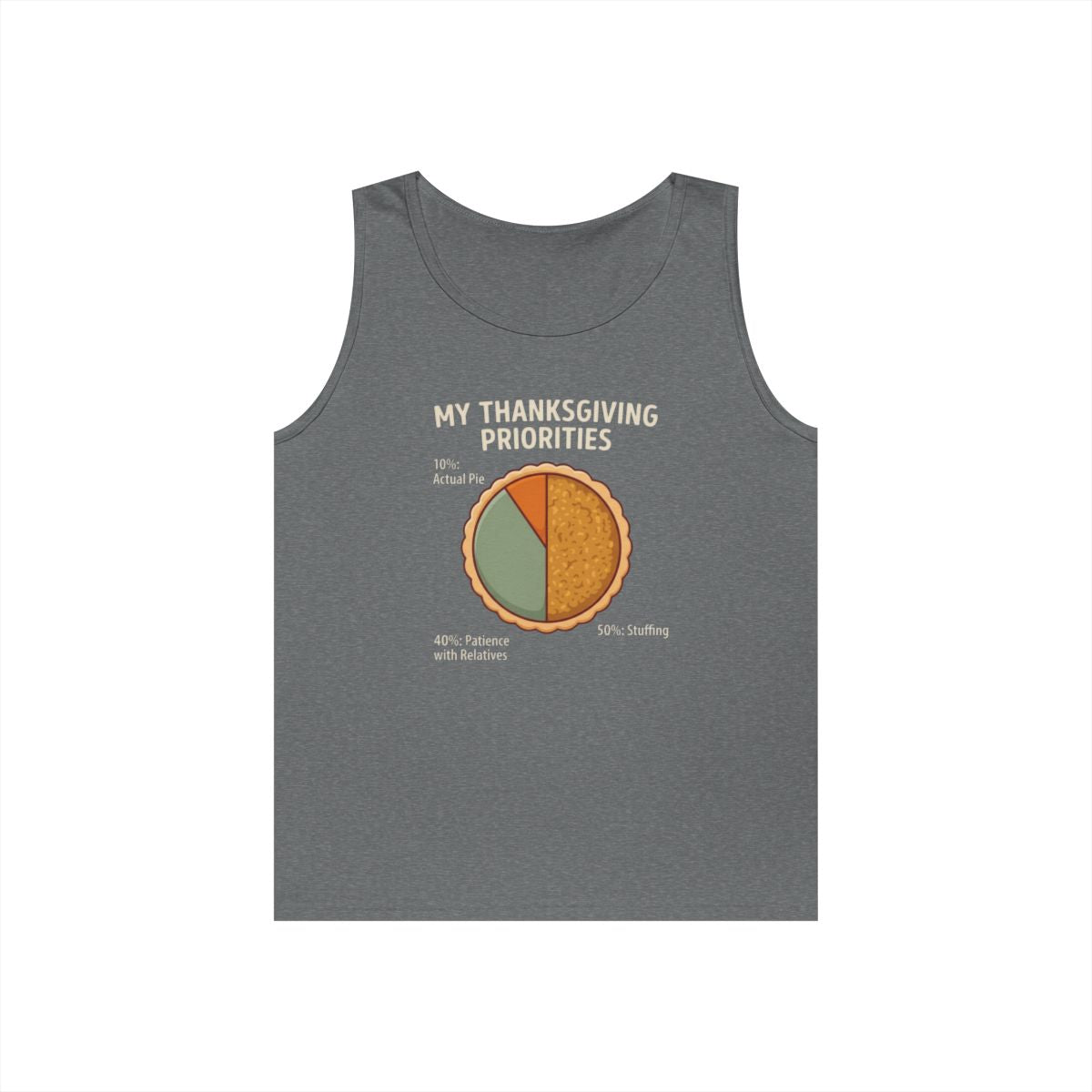 Color: Graphite Heather | My Thanksgiving Priorites Tank Top