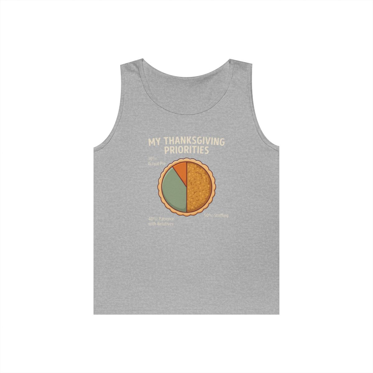 Color: Sport Grey | My Thanksgiving Priorites Tank Top