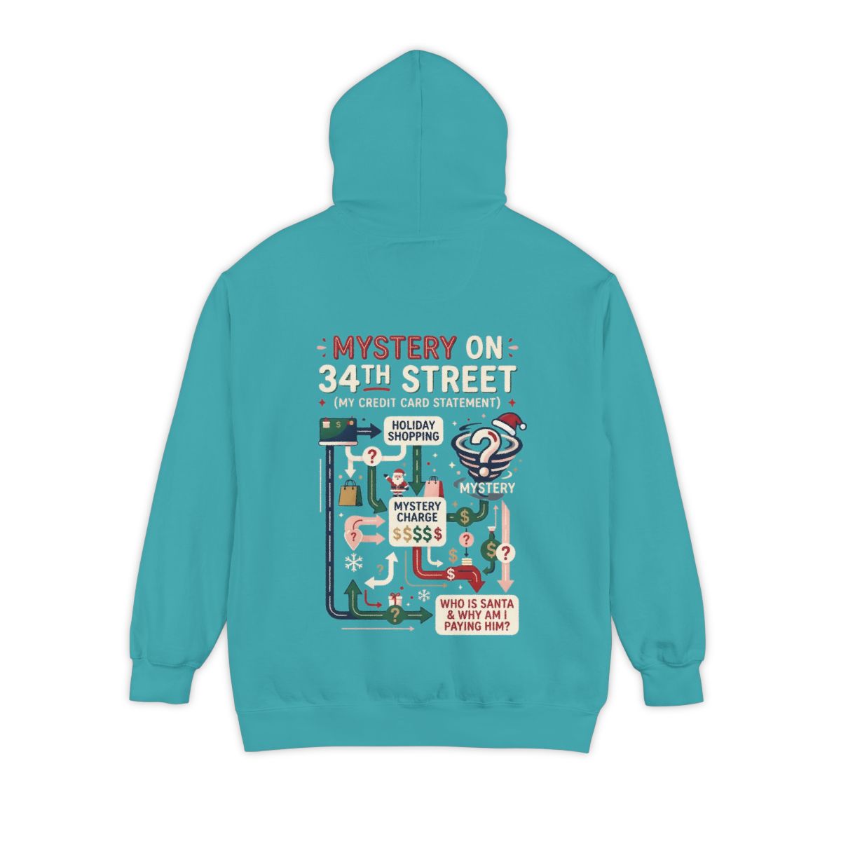 Color: Seafoam | Mystery On 34th Street Garment-Dyed Hoodie