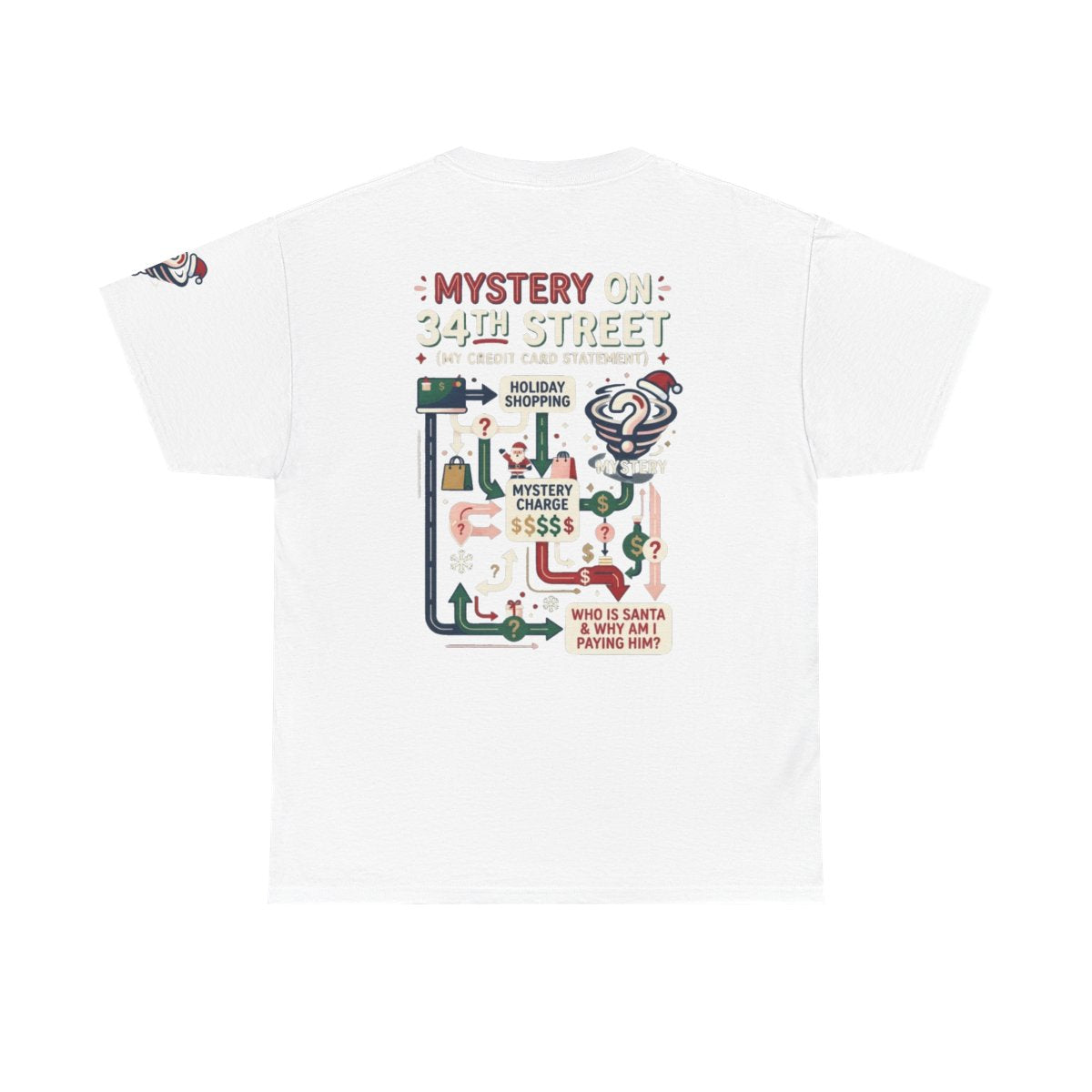 Color: White | Mystery On 34th Street Premium Graphic Tee