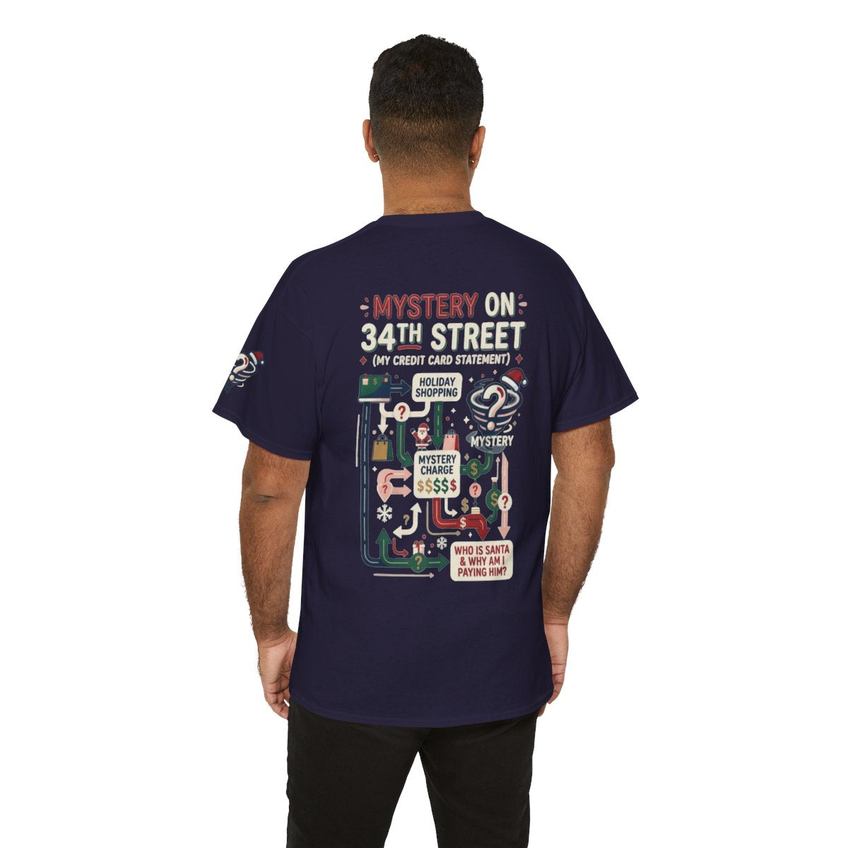 Color: Blackberry | Mystery On 34th Street Premium Graphic Tee