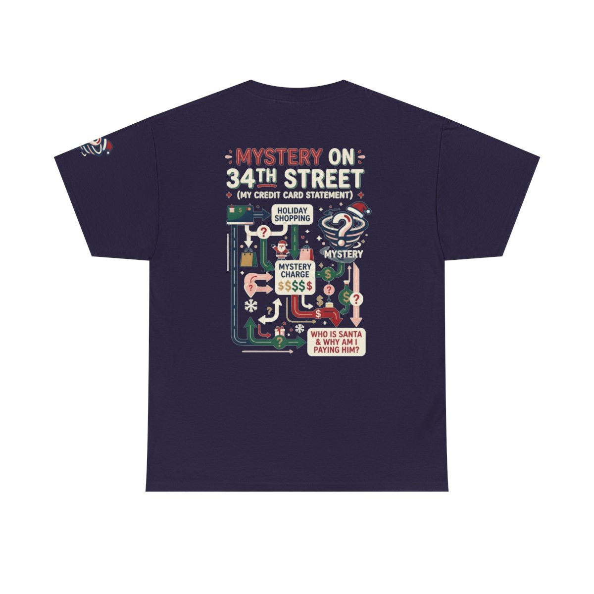 Color: Blackberry | Mystery On 34th Street Premium Graphic Tee