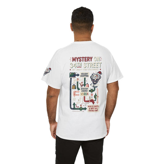 Color: White | Mystery On 34th Street Premium Graphic Tee