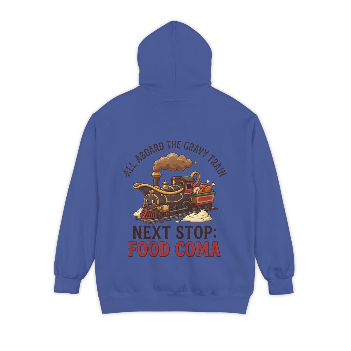 Color: Flo Blue | Next Stop Food Coma Garment-Dyed Hoodie